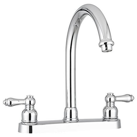 Dura Faucet NON-METALLIC HI-RISE RV KITCHEN FAUCET - CHROME POLISHED DF-PK340L-CP